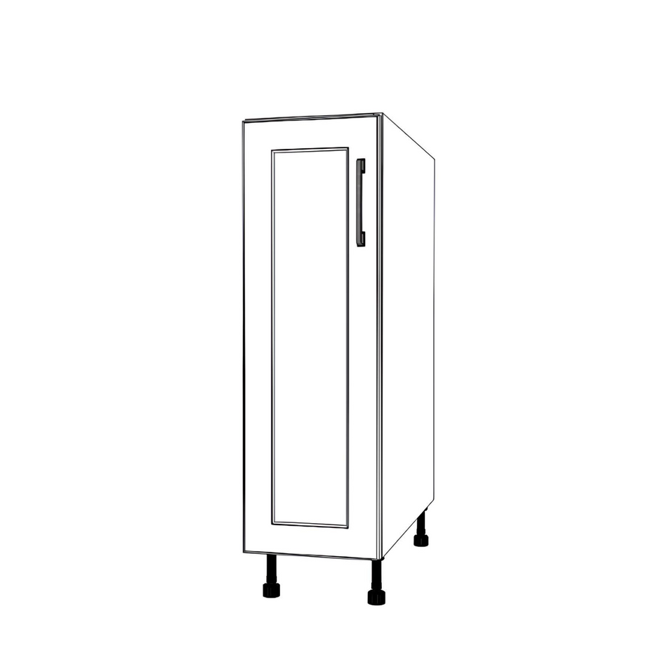 10" Wide Base Cabinet - Thermofoil Doors