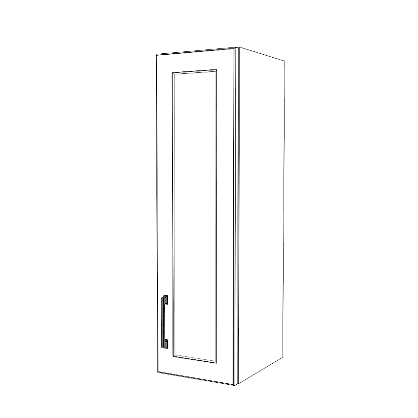 10" Wide x 36" High Wall Cabinet - Thermofoil Doors