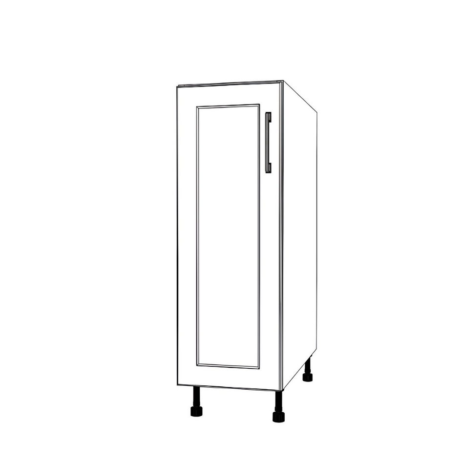 11" Wide Base Cabinet - Thermofoil Doors