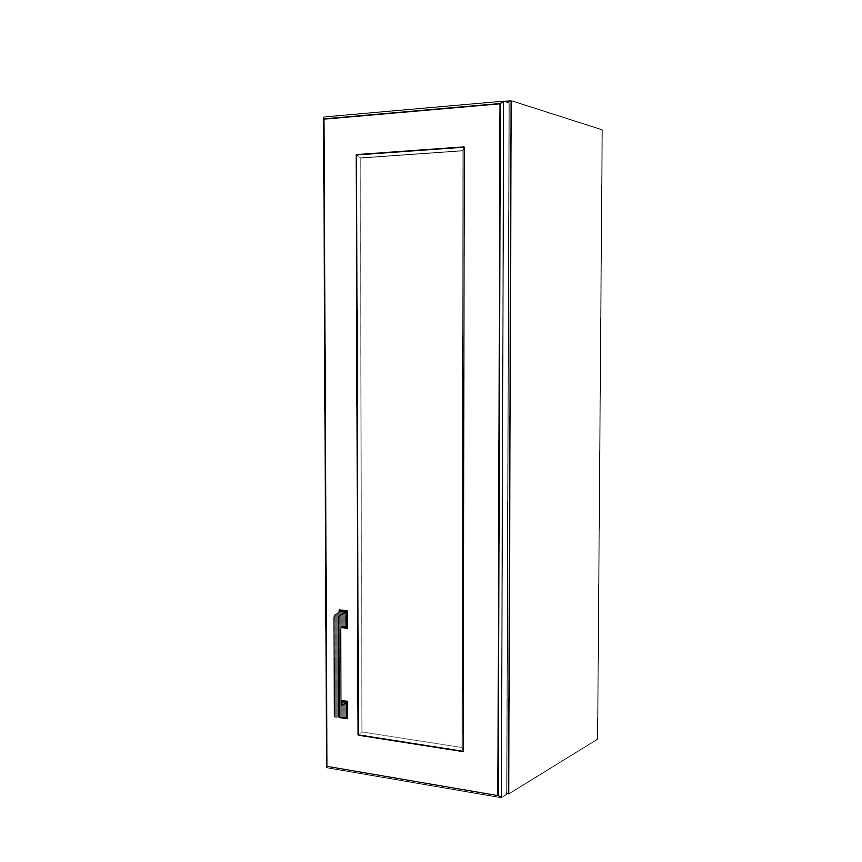 11" Wide x 36" High Wall Cabinet - Thermofoil Doors