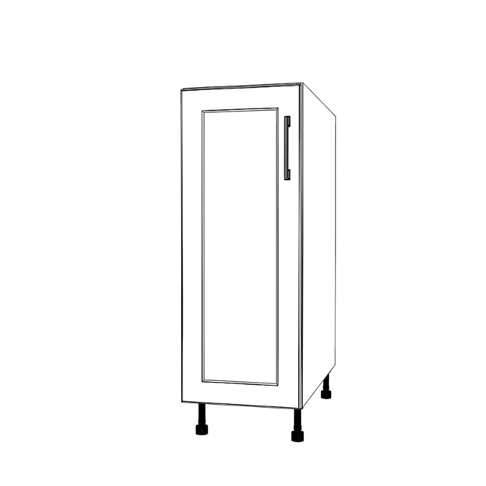 12" Wide Base Cabinet - Thermofoil Doors