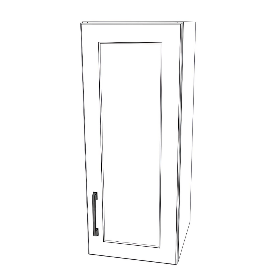 12" Wide x 30" High Wall Cabinet - Thermofoil Doors