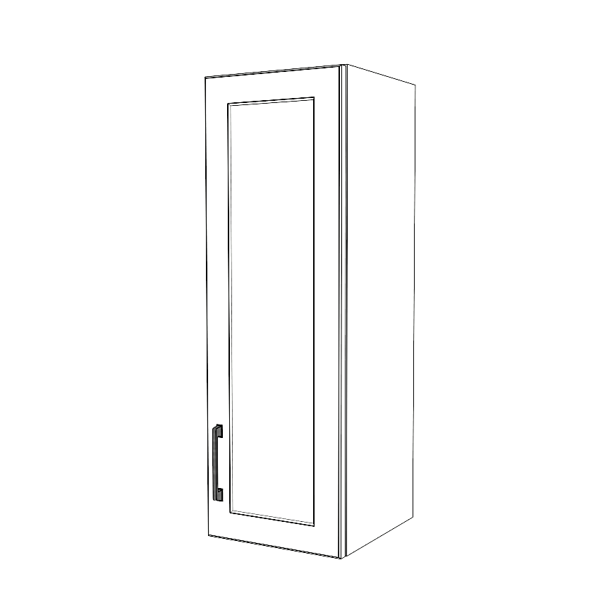 12" Wide x 36" High Wall Cabinet - Thermofoil Doors