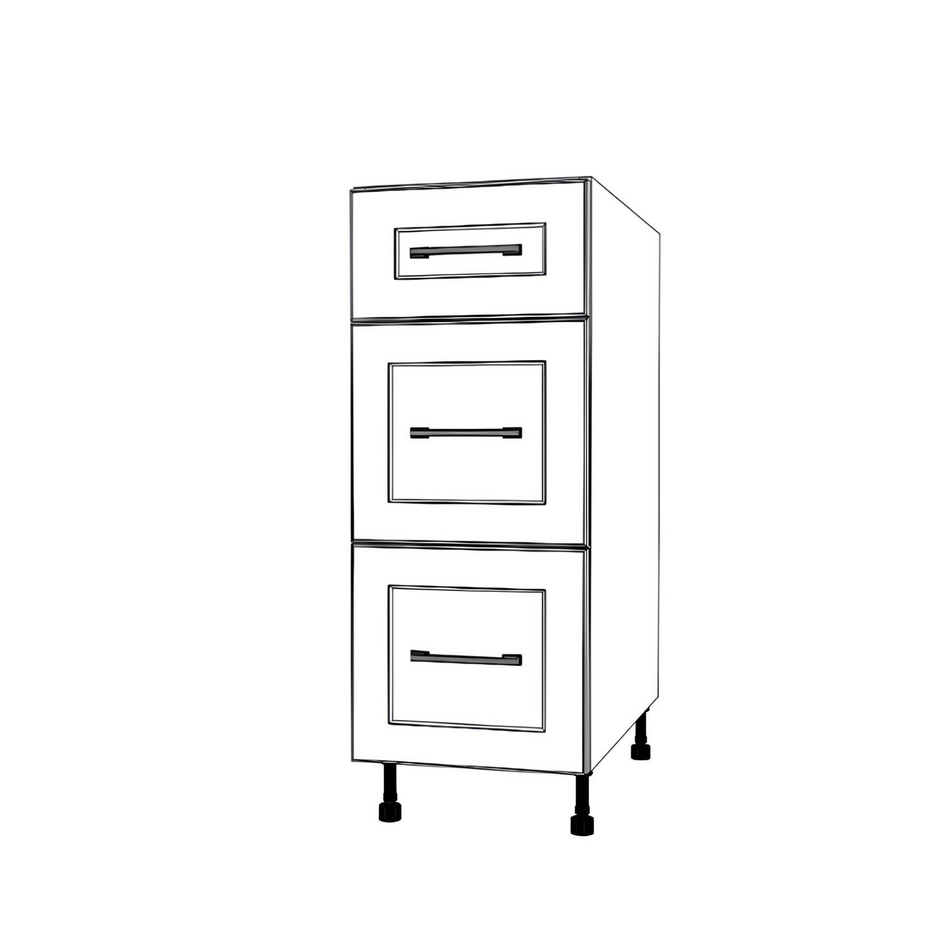 13" Wide Drawer Cabinet - Thermofoil Doors