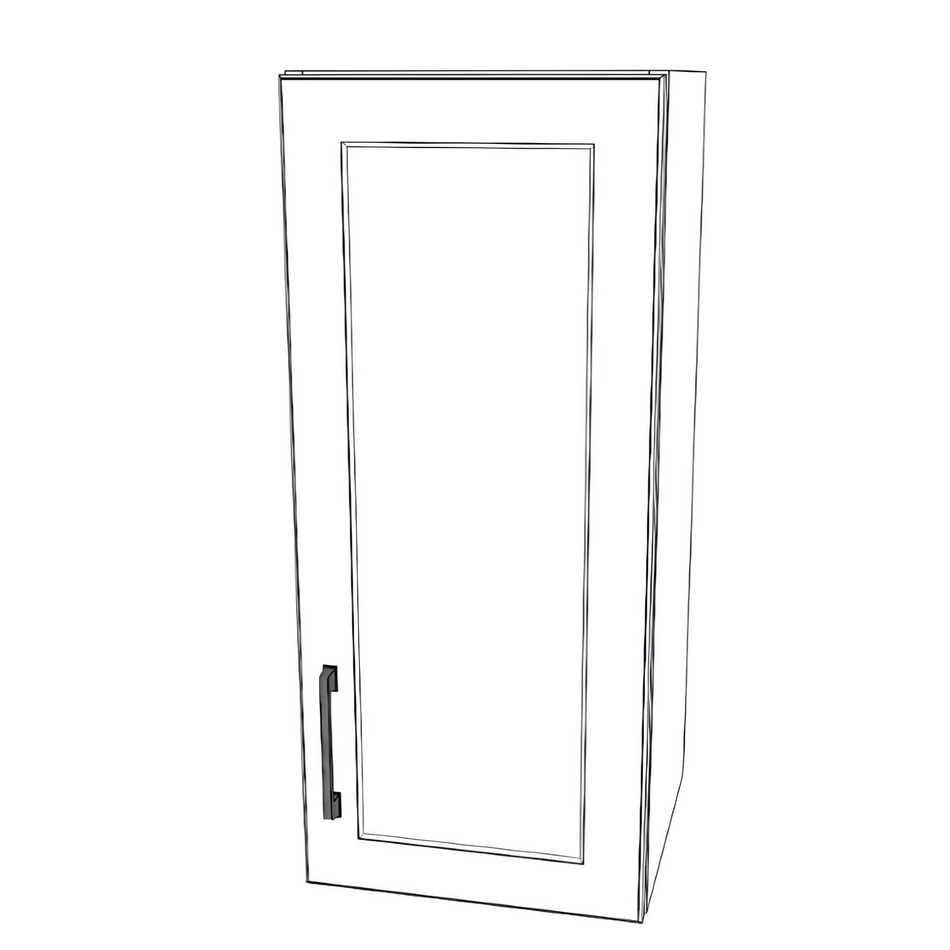 13" Wide x 30" High Wall Cabinet - Thermofoil Doors