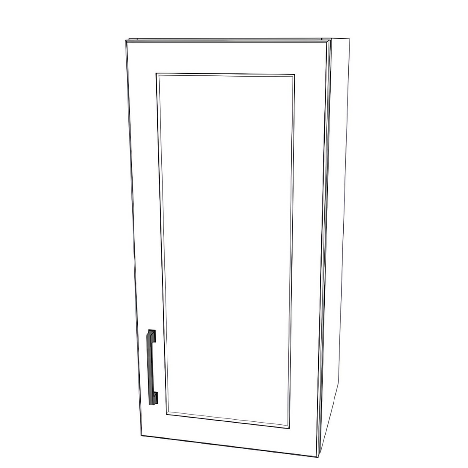 14" Wide x 30" High Wall Cabinet - Thermofoil Doors