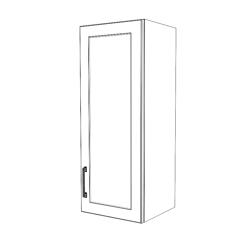 14" Wide x 36" High Wall Cabinet - Thermofoil Doors