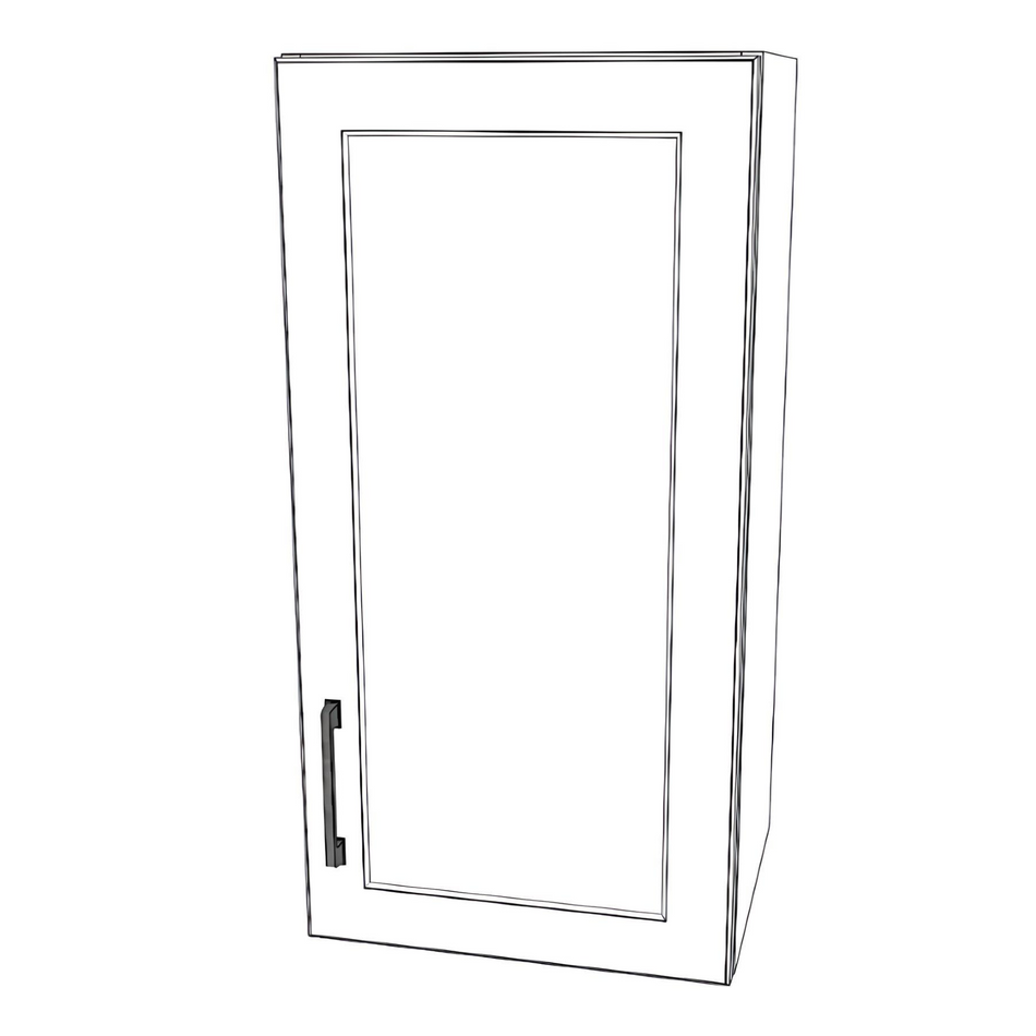 15" Wide x 30" High Wall Cabinet - Thermofoil Doors