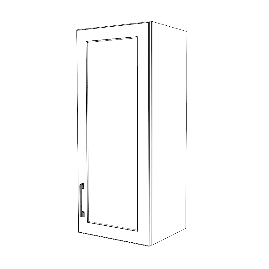 15" Wide x 36" High Wall Cabinet - Thermofoil Doors