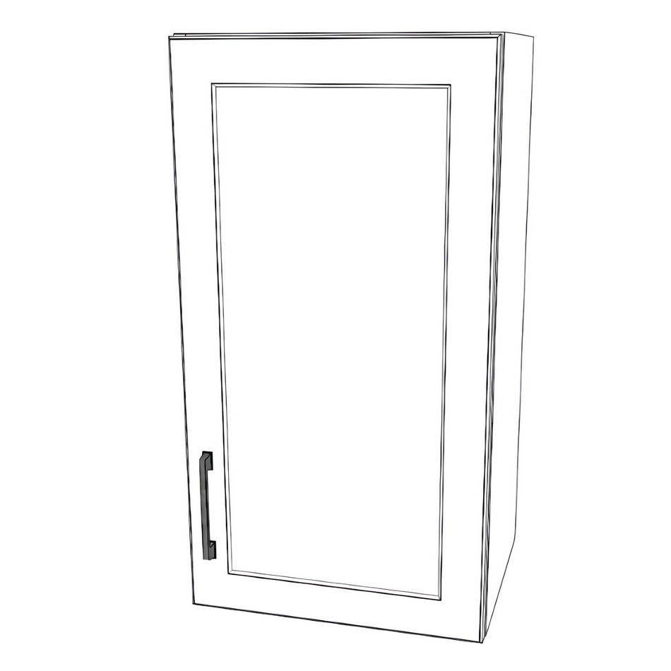 16" Wide x 30" High Wall Cabinet - Thermofoil Doors