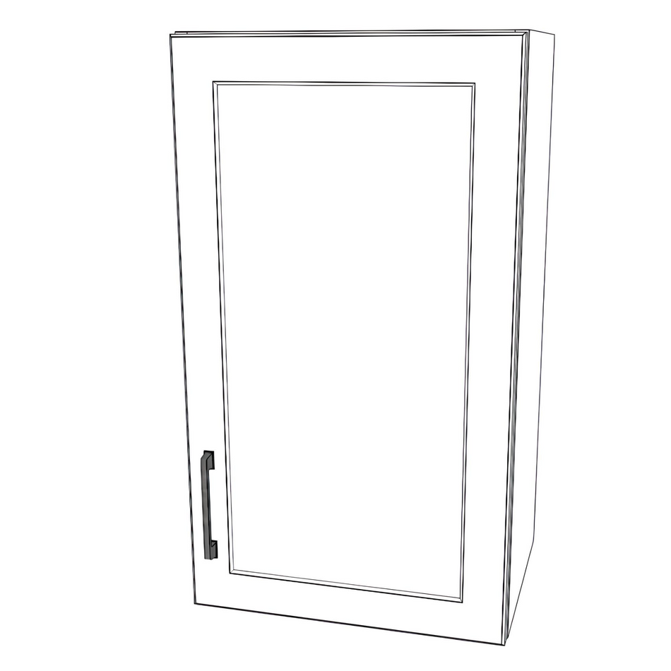 17" Wide x 30" High Wall Cabinet - Thermofoil Doors