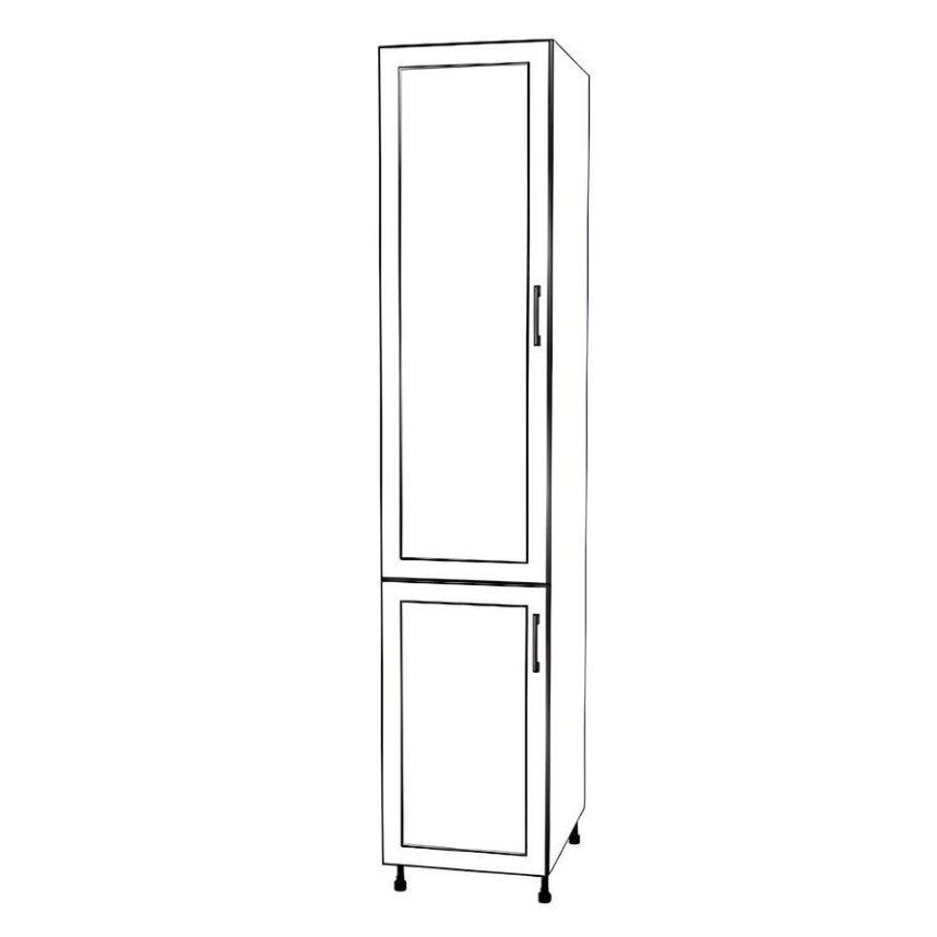 18" Wide Tall Pantry Cabinet - Thermofoil Doors