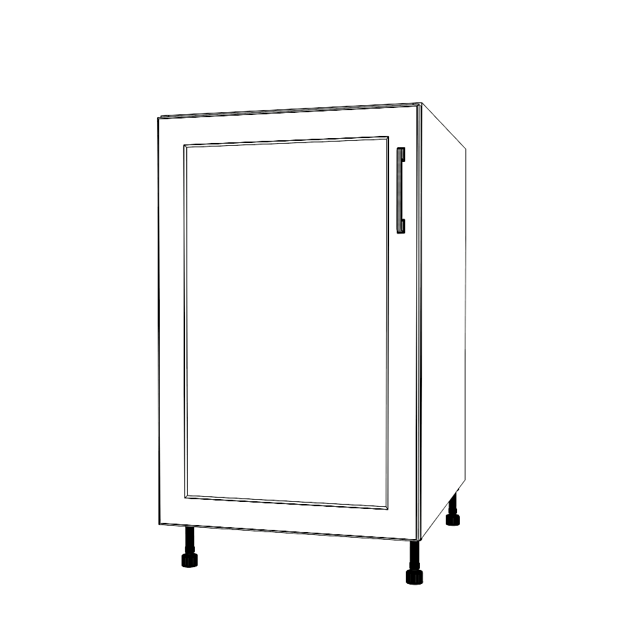 20" Wide Base Cabinet - Thermofoil Doors