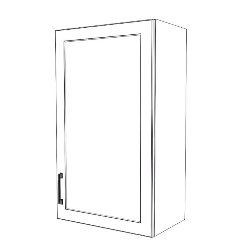 21" Wide x 36" High Wall Cabinet - Thermofoil Doors