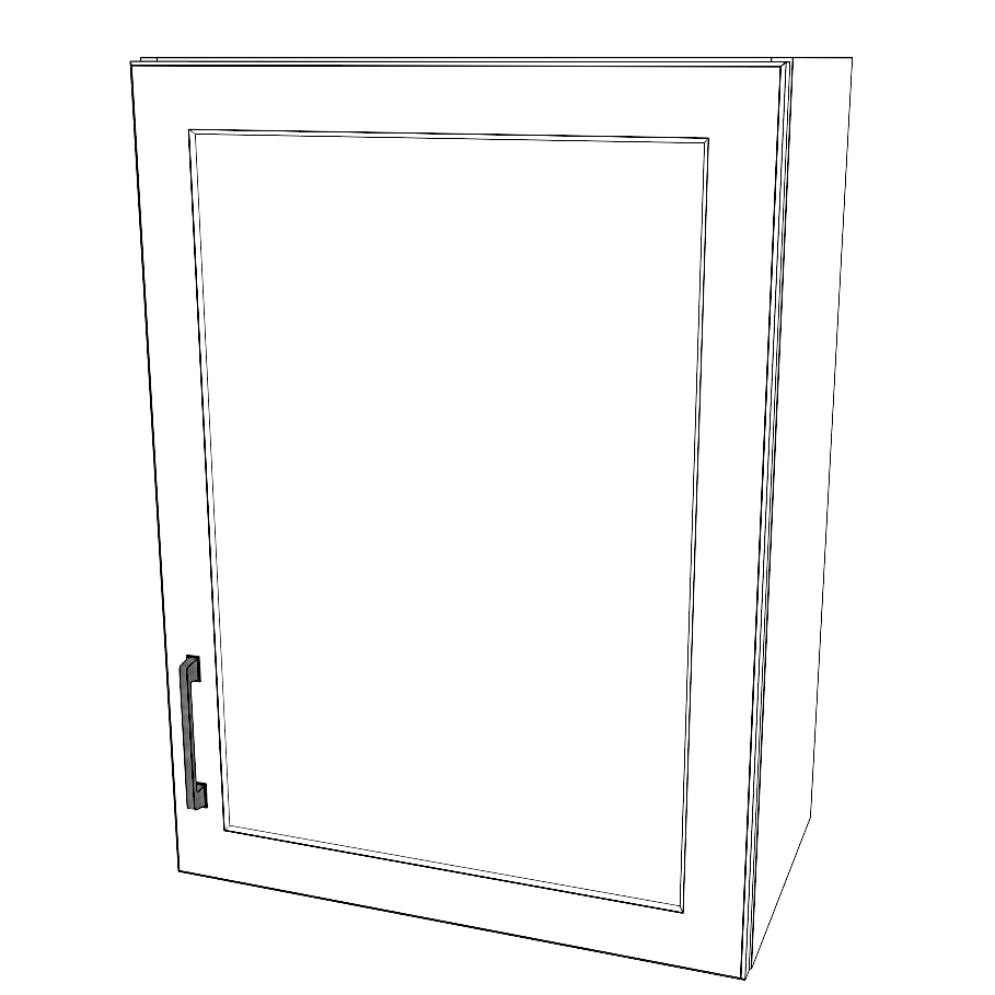 22" Wide x 30" High Wall Cabinet - Thermofoil Doors