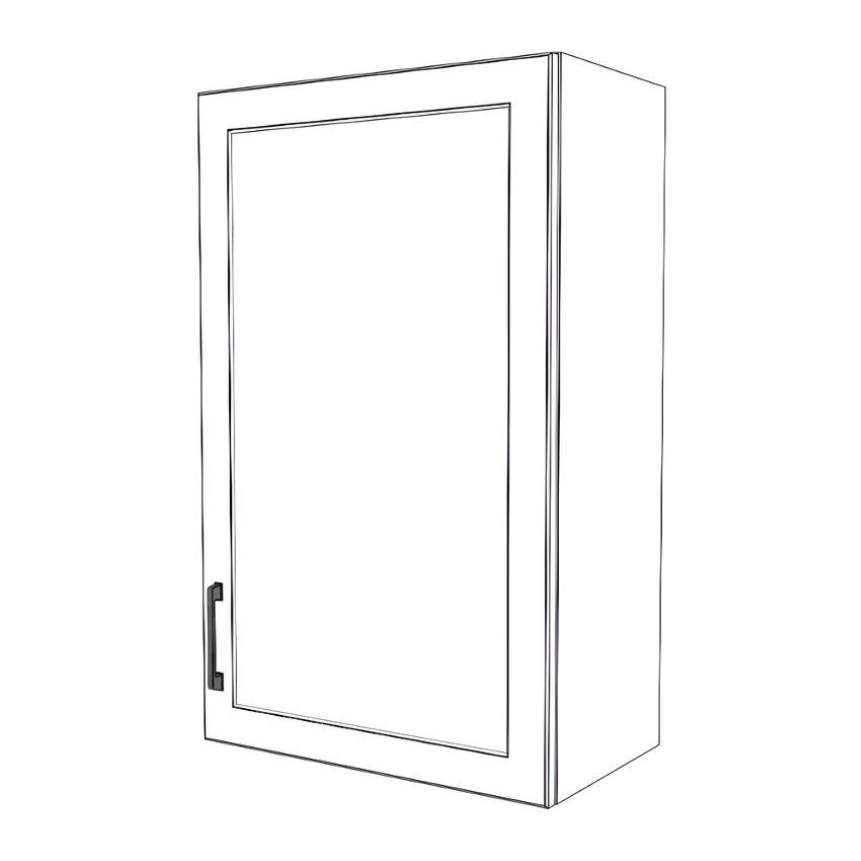 22" Wide x 36" High Wall Cabinet - Thermofoil Doors