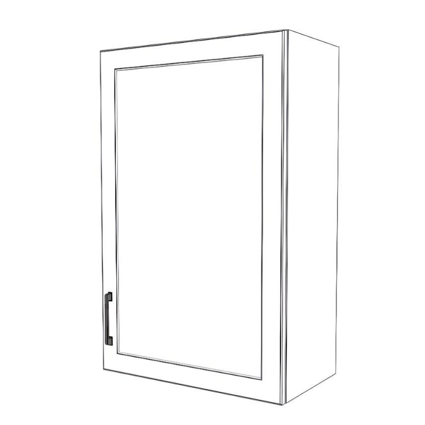 23" Wide x 36" High Wall Cabinet - Thermofoil Doors