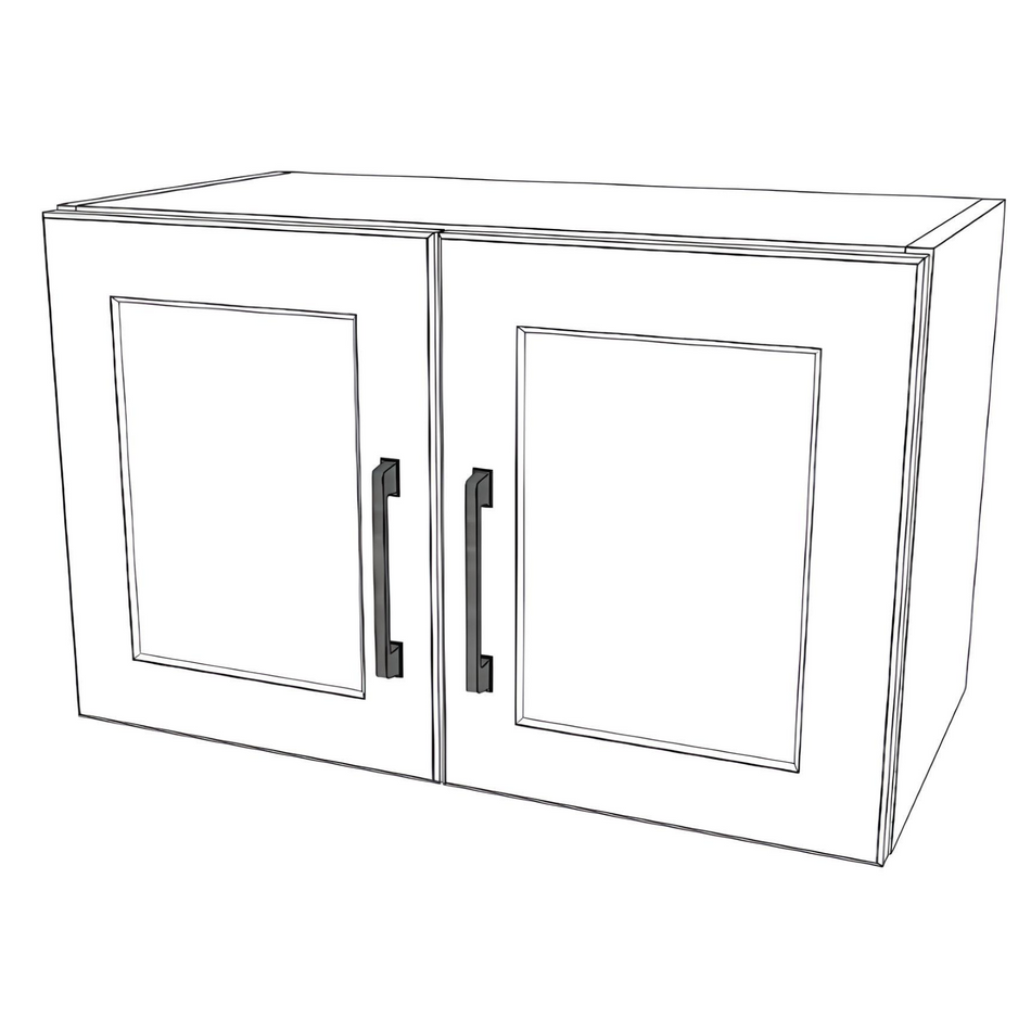 24" Wide x 15" High Fridge Cabinet - Thermofoil Doors