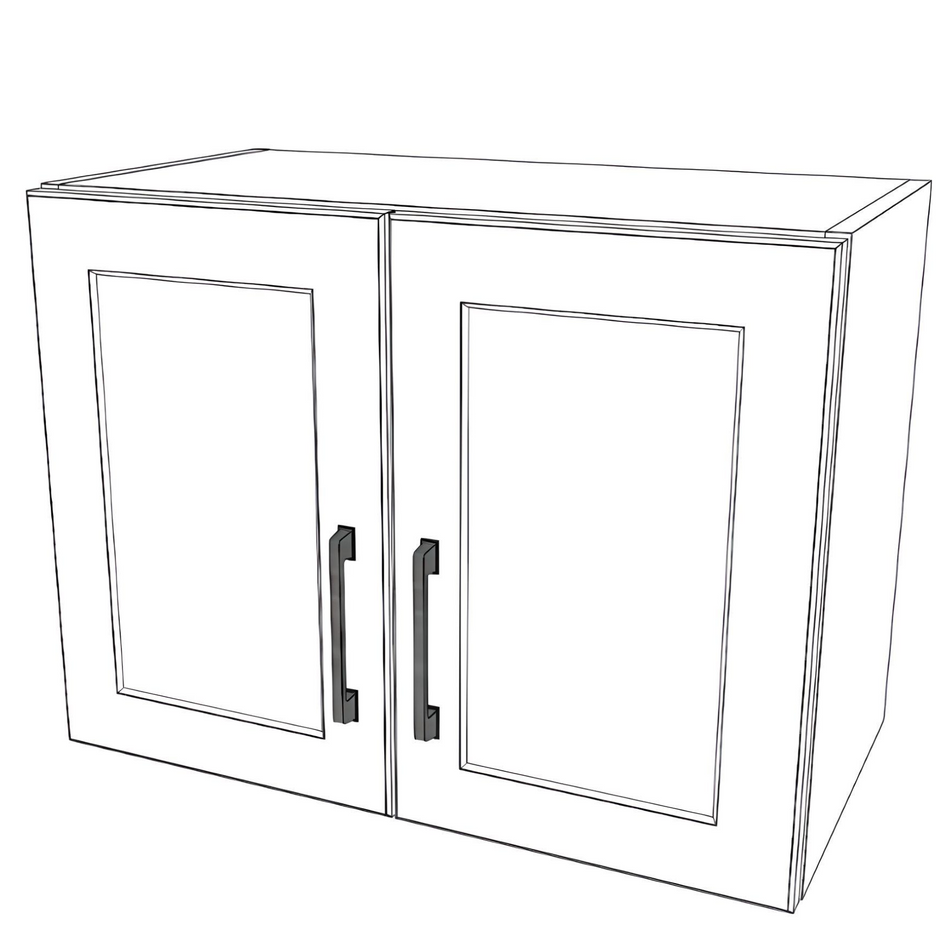 24" Wide x 18" High Fridge Cabinet - Thermofoil Doors