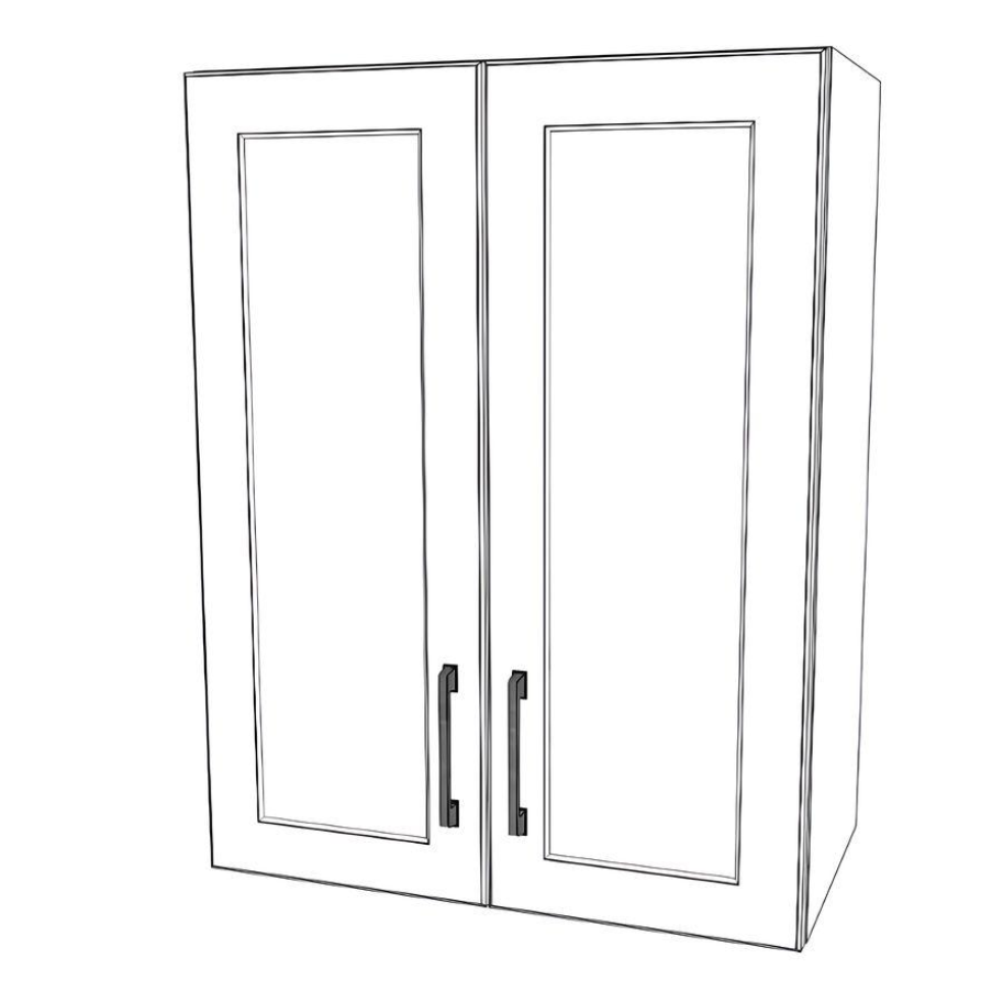 24" Wide x 30" High Wall Cabinet - Thermofoil Doors