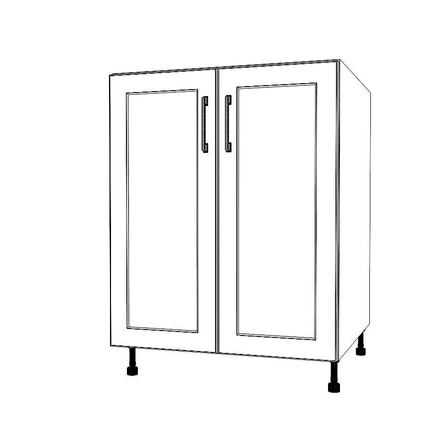 26" Wide Base Cabinet - Thermofoil Doors