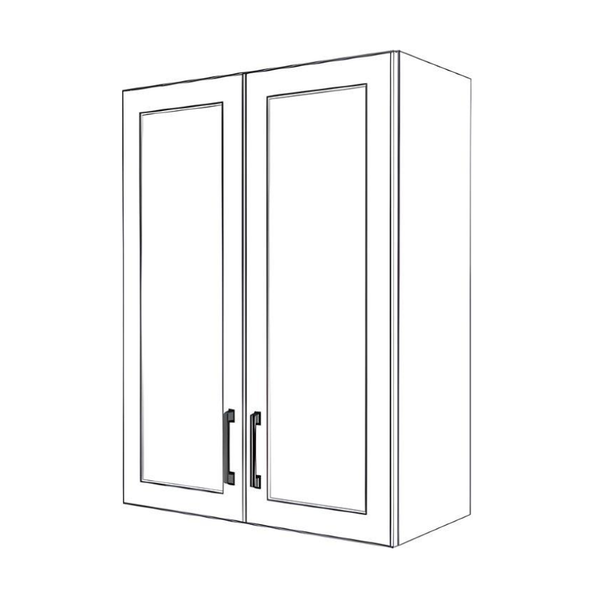 27" Wide x 36" High Wall Cabinet - Thermofoil Doors