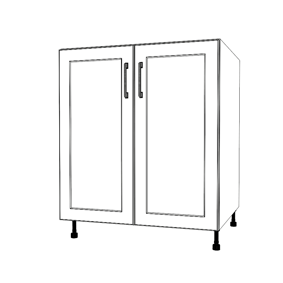 29" Wide Base Cabinet - Thermofoil Doors