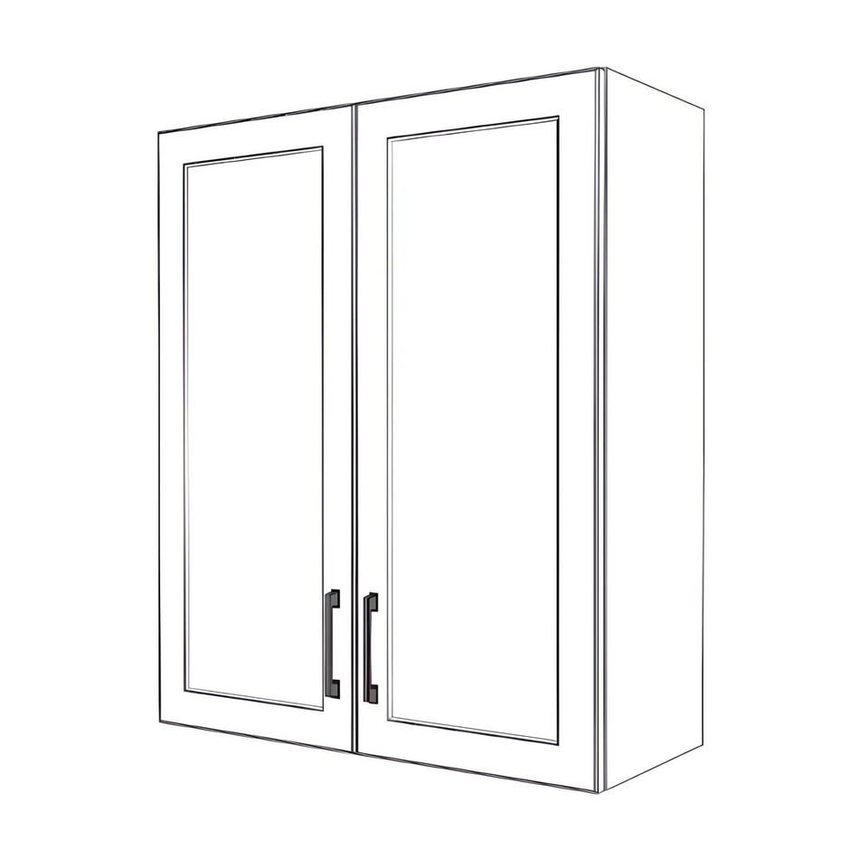 30" Wide x 36" High Wall Cabinet - Thermofoil Doors