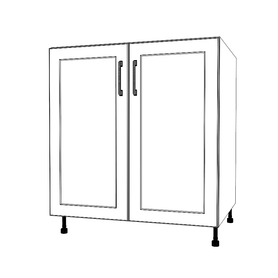 31" Wide Base Cabinet - Thermofoil Doors