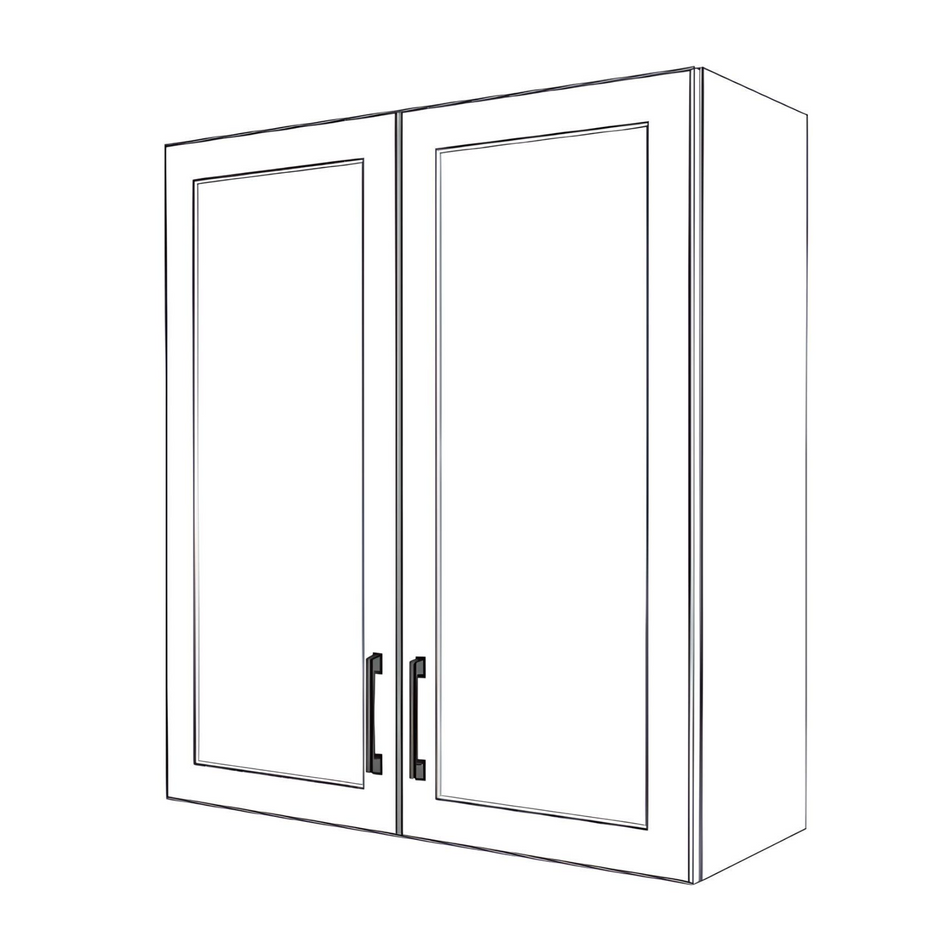 32" Wide x 36" High Wall Cabinet - Thermofoil Doors