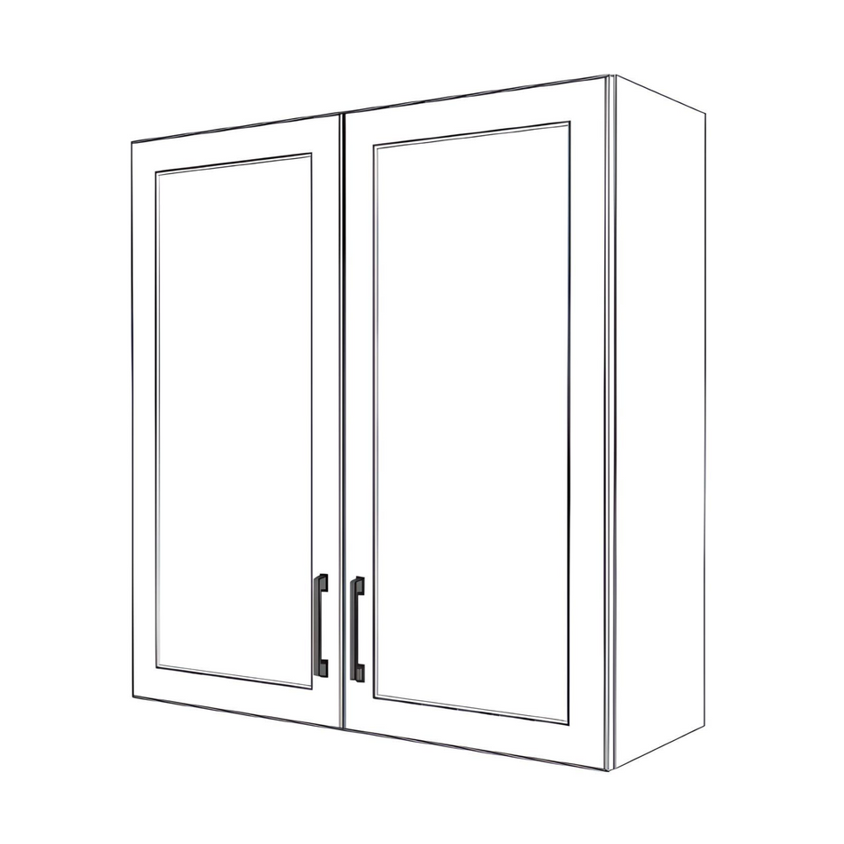 34" Wide x 36" High Wall Cabinet - Thermofoil Doors