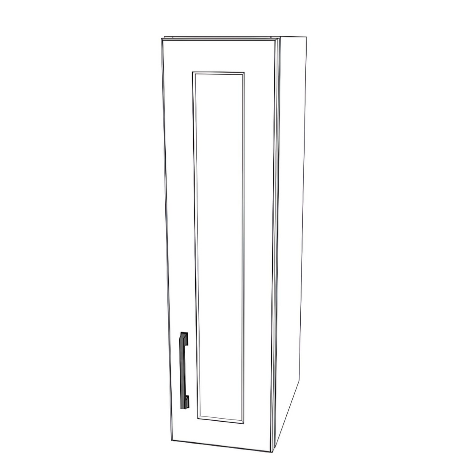 7" Wide x 30" High Wall Cabinet - Thermofoil Doors