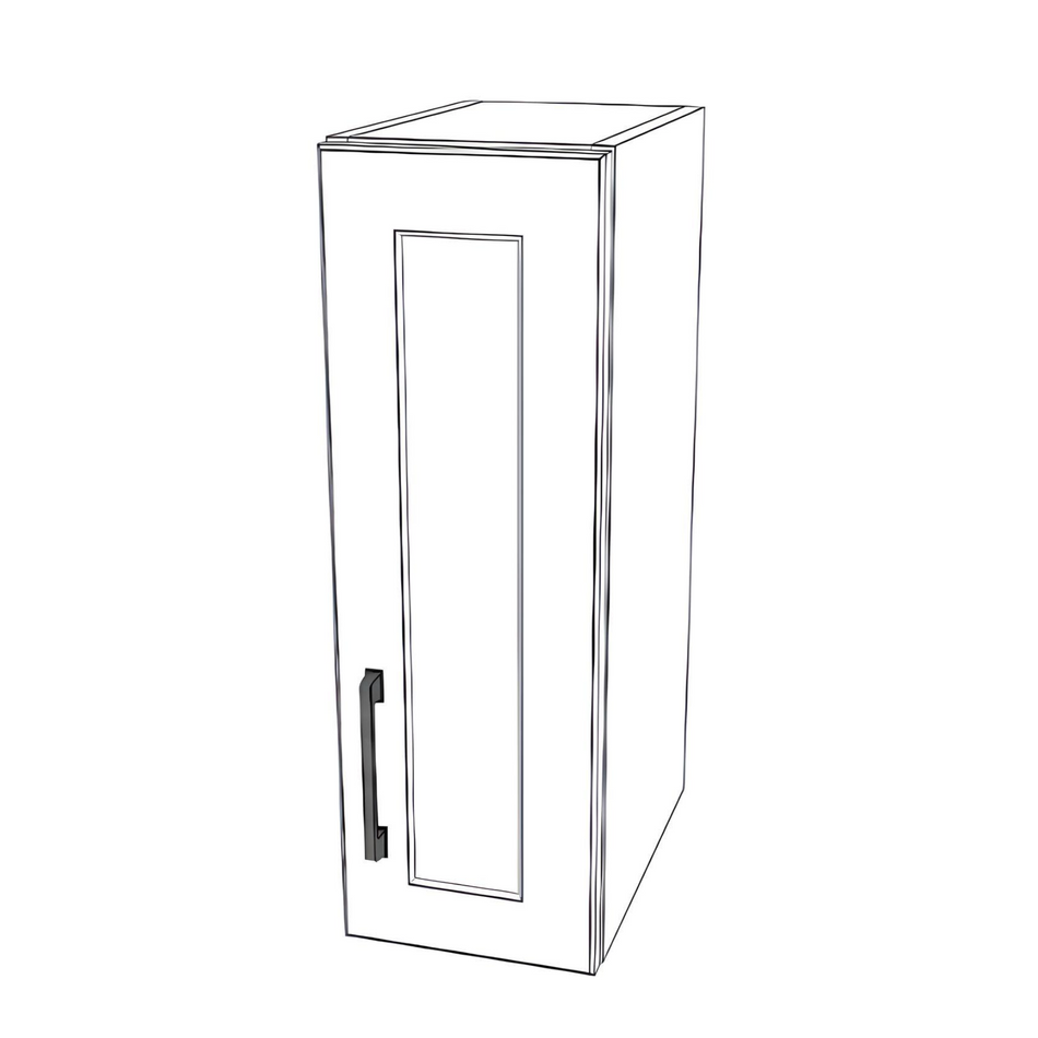 7" Wide x 24" High Wall Cabinet - Thermofoil Doors