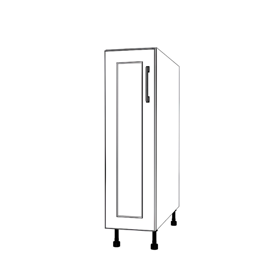 9" Wide Base Cabinet - Thermofoil Doors