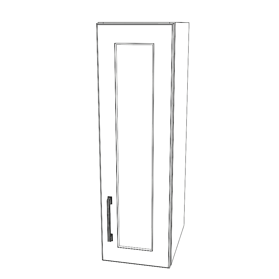 9" Wide x 30" High Wall Cabinet - Thermofoil Doors